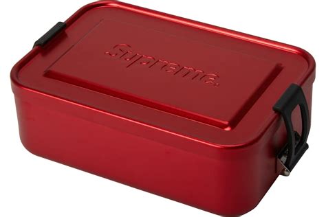 Supreme Sigg Small Metal Box Red SS18 *NEW* W/ BONUS